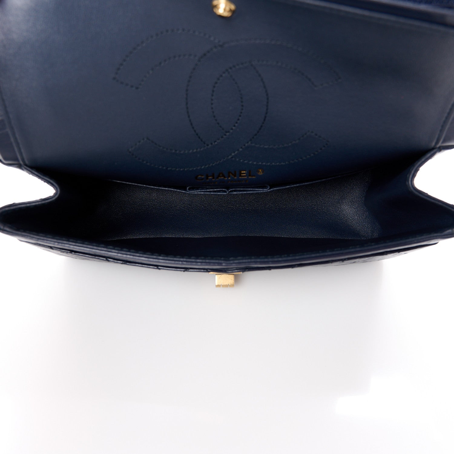 Chanel Aged Calfskin Quilted 2.55 Reissue 225 Flap Navy 5 of 12