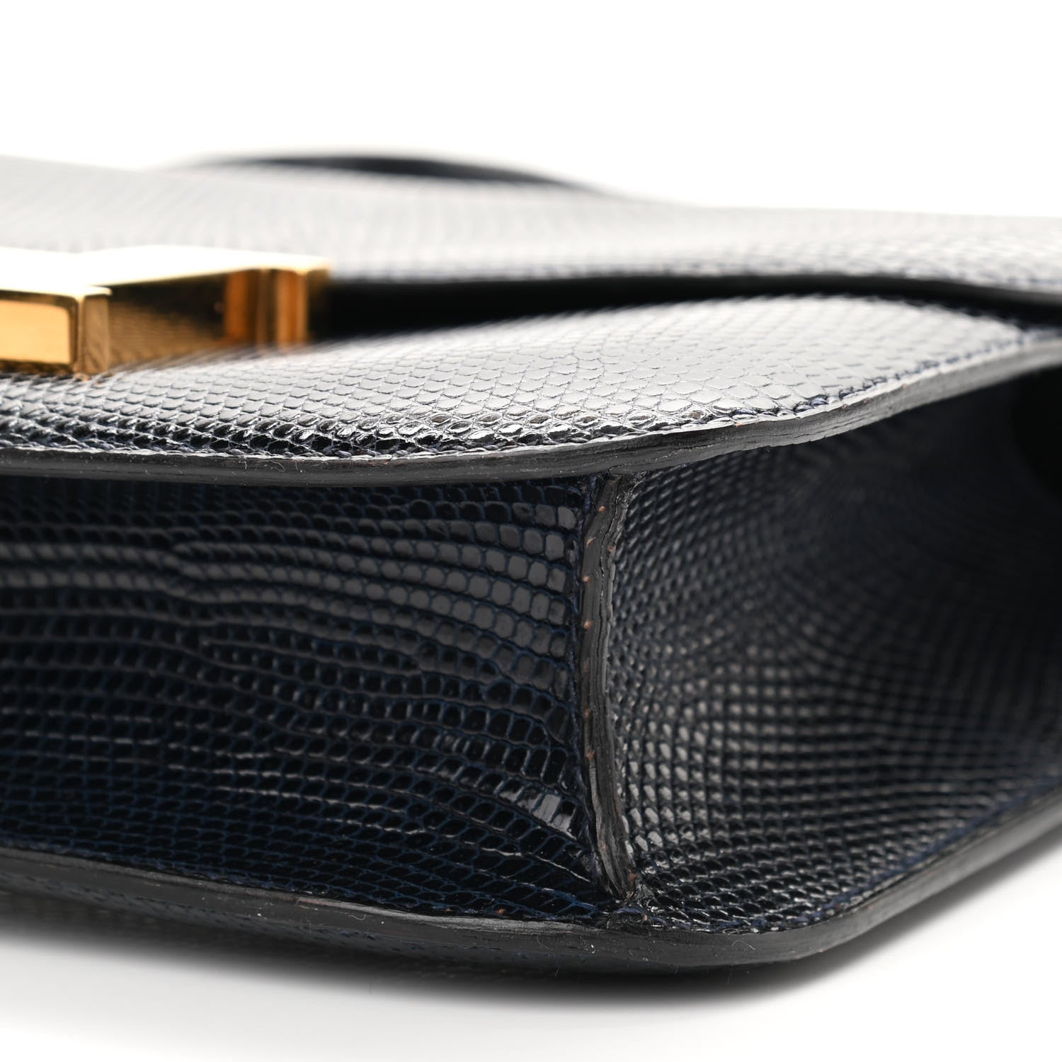 Hermes Lizard Constance 23 Bleu Marine 9 of 16