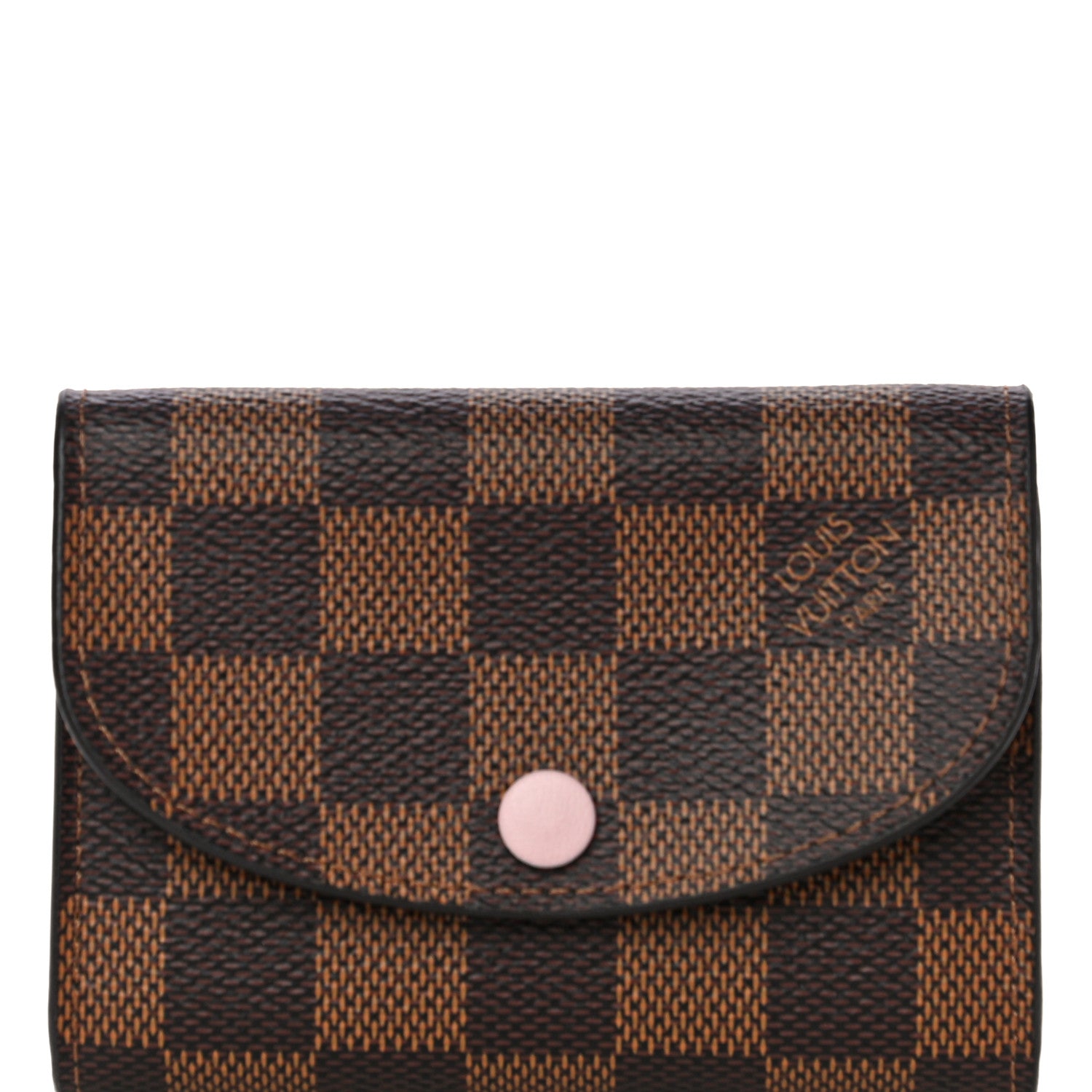 Louis Vuitton Damier Ebene Rosalie Coin Purse Rose Ballerine 7 of 10