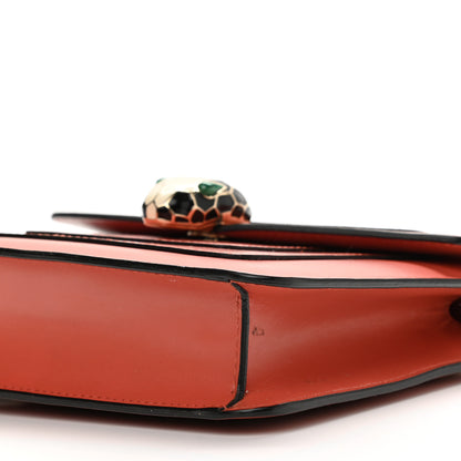 Bulgari Calfskin Serpenti Forever Crossbody Bag Coral 6 of 13
