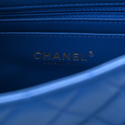 Chanel Lambskin Quilted Pearl Crush Mini Rectangular Flap Blue 5 of 10