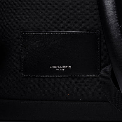 Saint Laurent Satin Rose Print Mini City Backpack Black 16 of 17