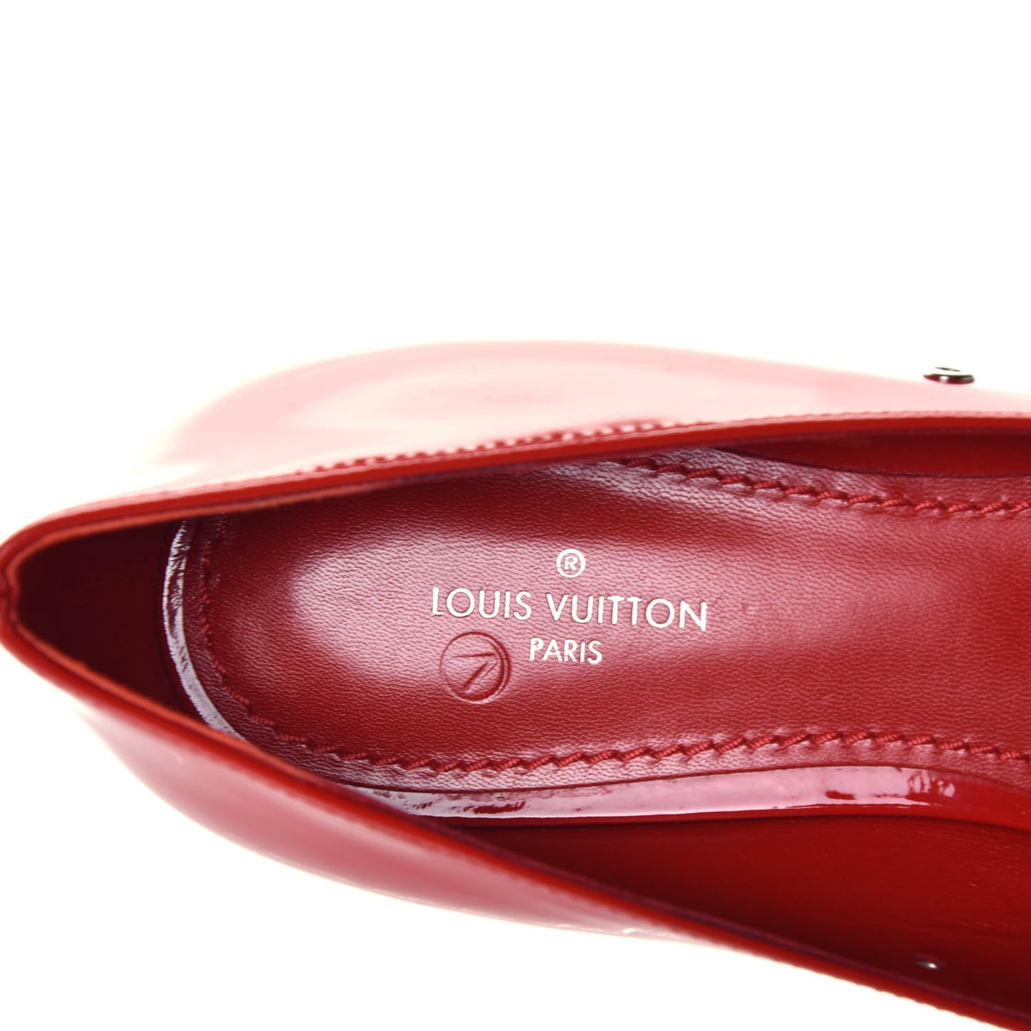 Patent Menina Ballerina Flats 36.5 Rouge