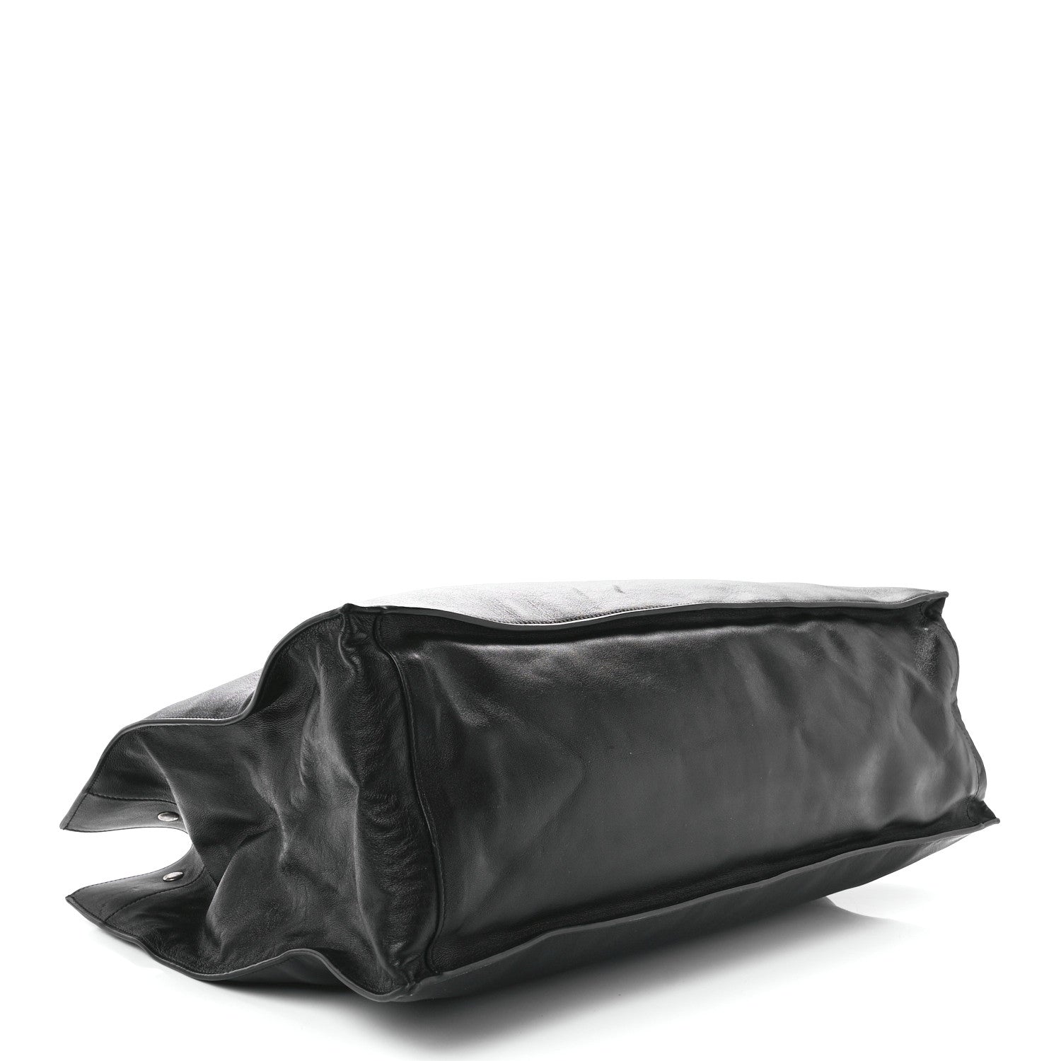 Saint Laurent Vitello Rive Gauche Large Tote Black 4 of 12