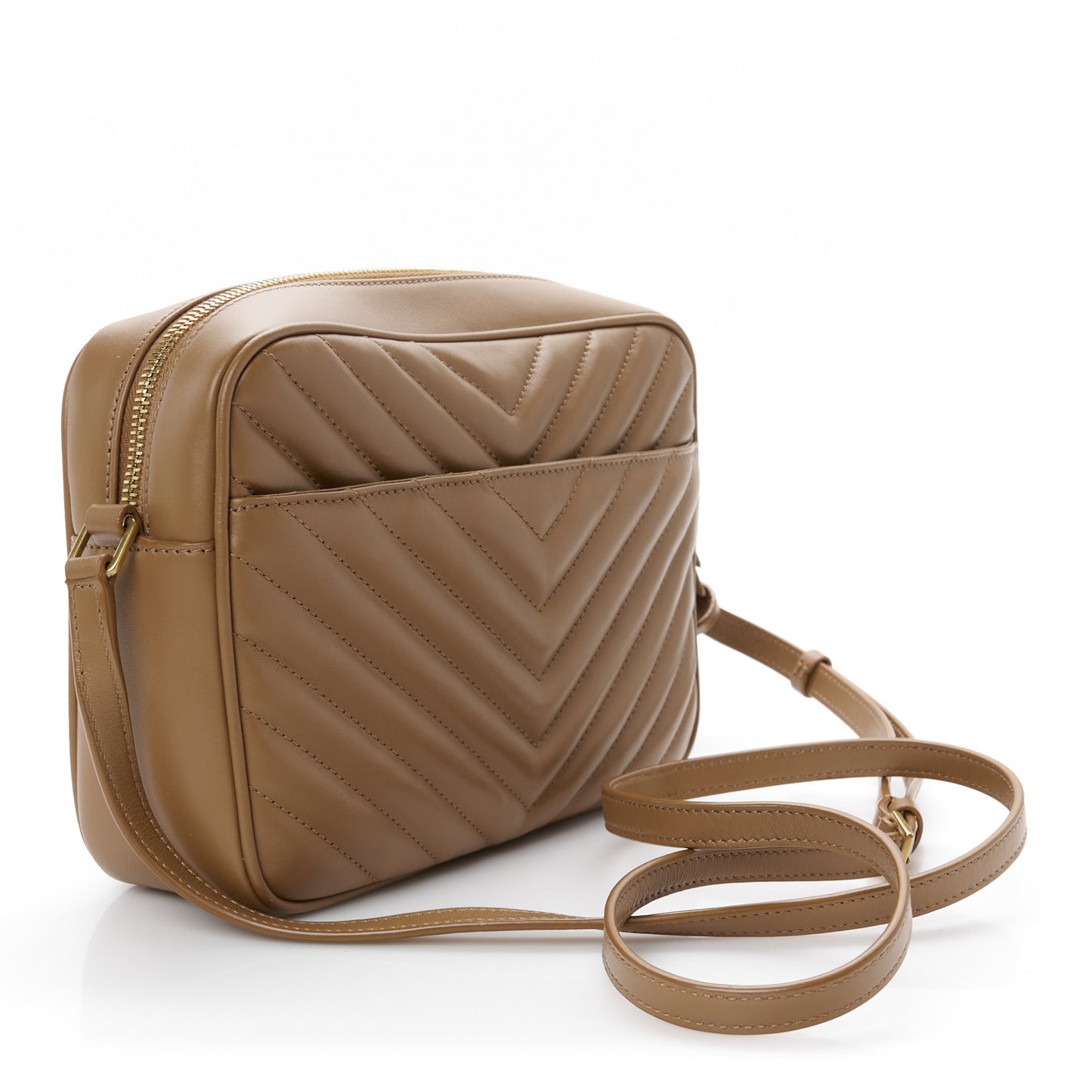 Calfskin Matelasse Monogram Lou Camera Bag Cinnamon