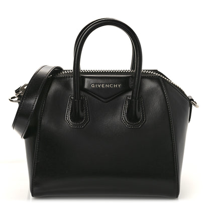 Givenchy Shiny Lord Calfskin Mini Antigona Black 1 of 8