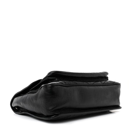 Saint Laurent Crinkled Calfskin Matelasse Monogram Large Niki Chain Satchel Black 4 of 14