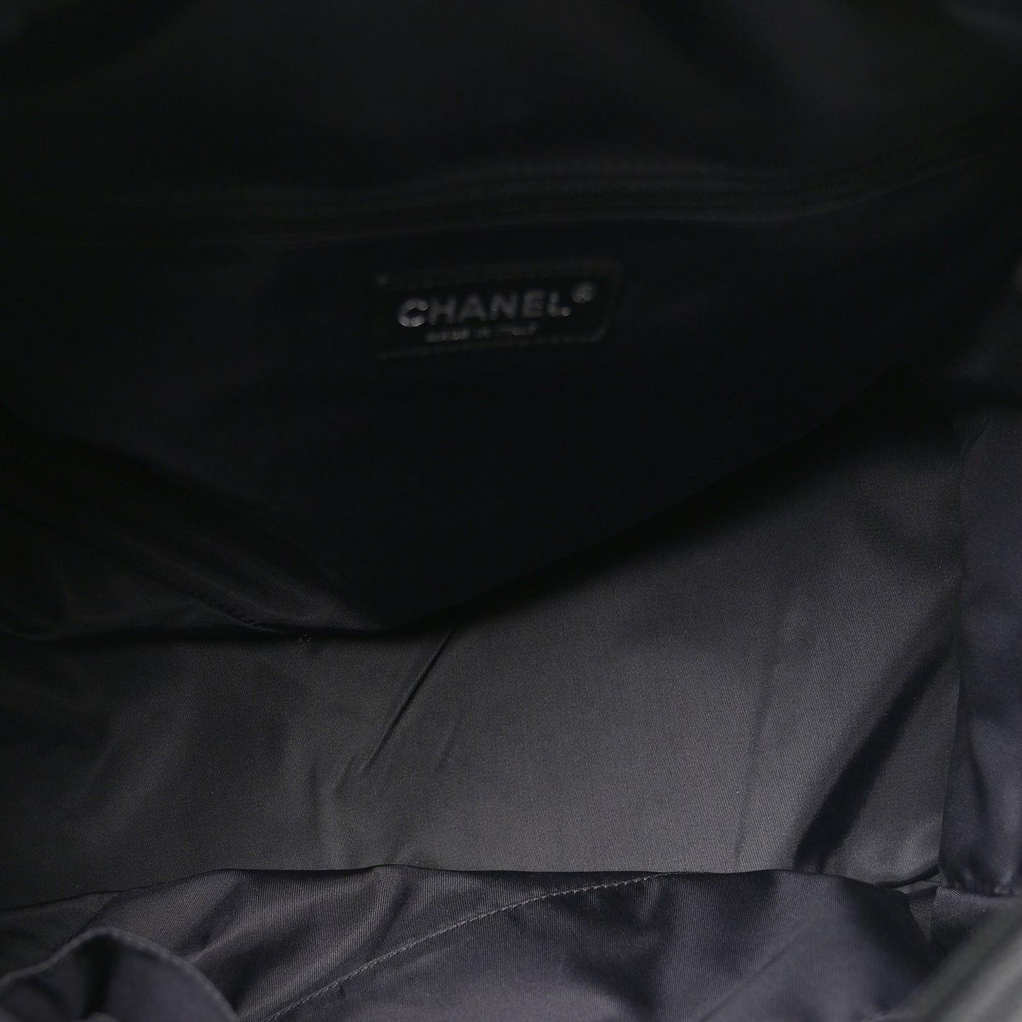 Coated Canvas Quilted Paris Biarritz Bowler Black