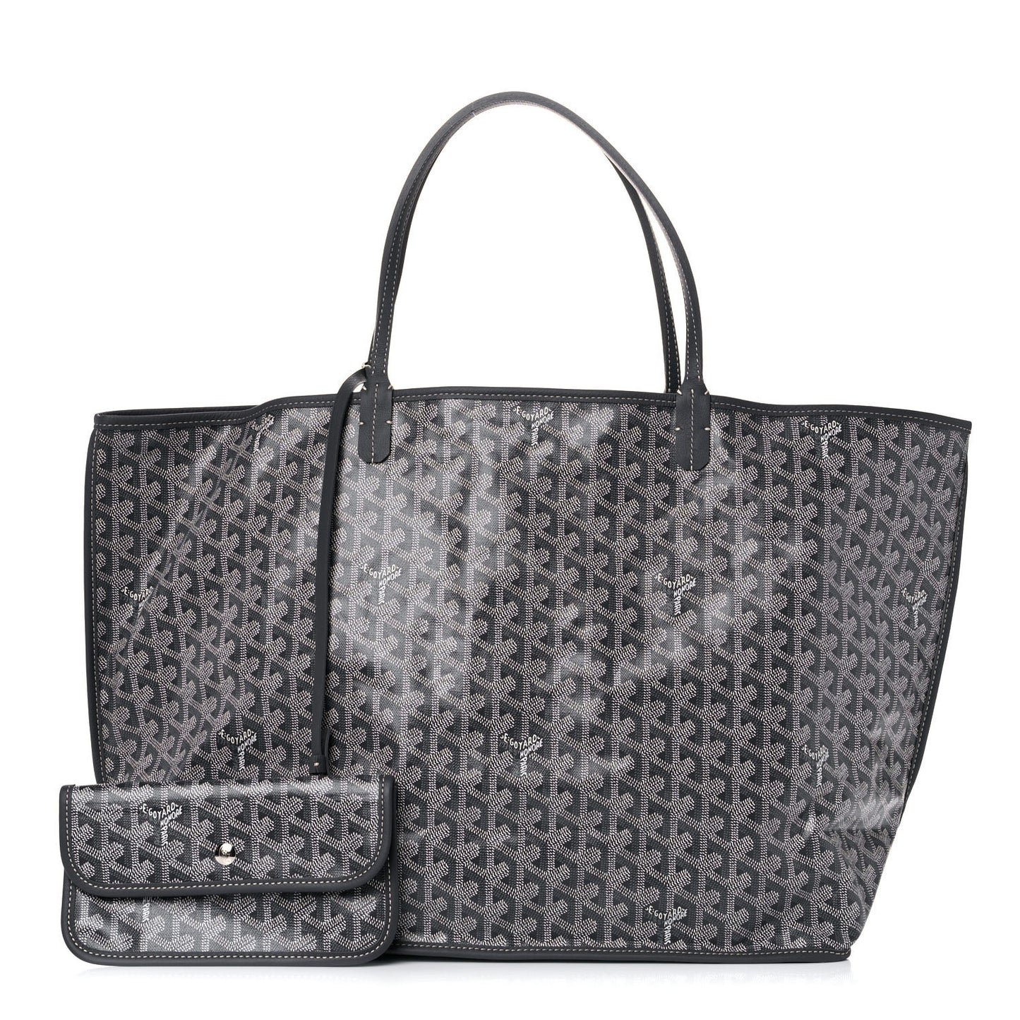Goyardine Reversible Anjou GM Grey