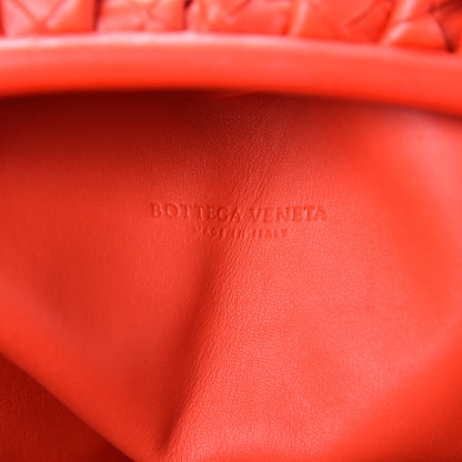 Bottega Veneta Nappa Maxi Intrecciato The Pouch Oversized Clutch Bright Red 8 of 11