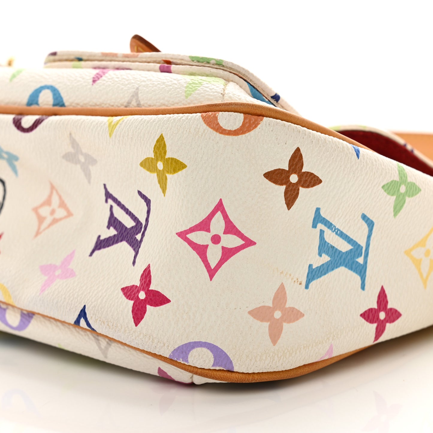 LOUIS VUITTON Monogram Multicolor Lodge PM White