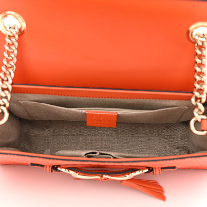 Gucci Microguccissima Medium Emily Chain Shoulder Bag Sun Orange 5 of 9