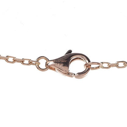 Cartier 18K Pink Gold Black Ceramic Diamond Interlocking LOVE Necklace 6 of 14