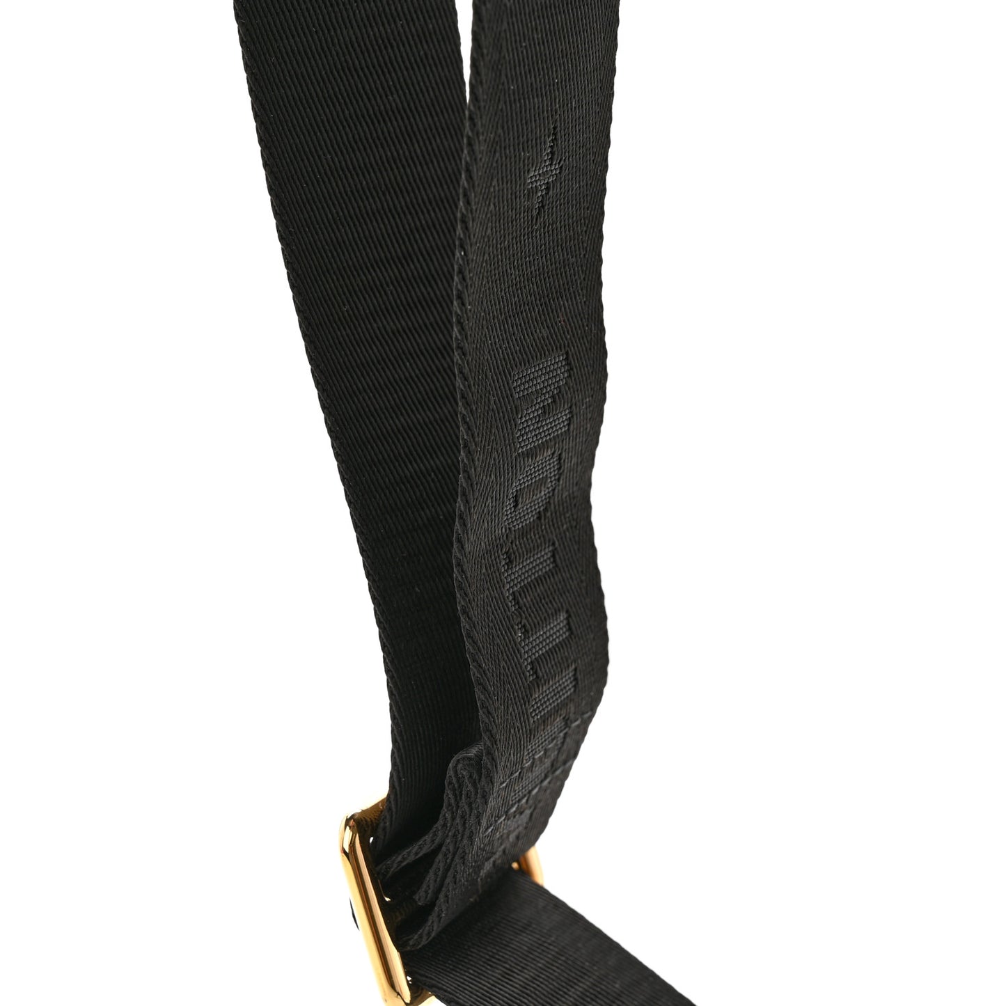 Nylon Petite Malle Souple Shoulder Strap Black