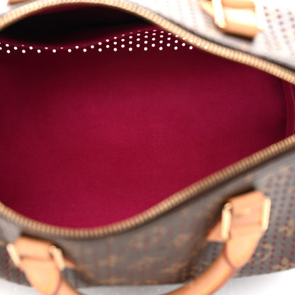 Louis Vuitton Monogram Perforated Speedy 30 Fuchsia 5 of 11