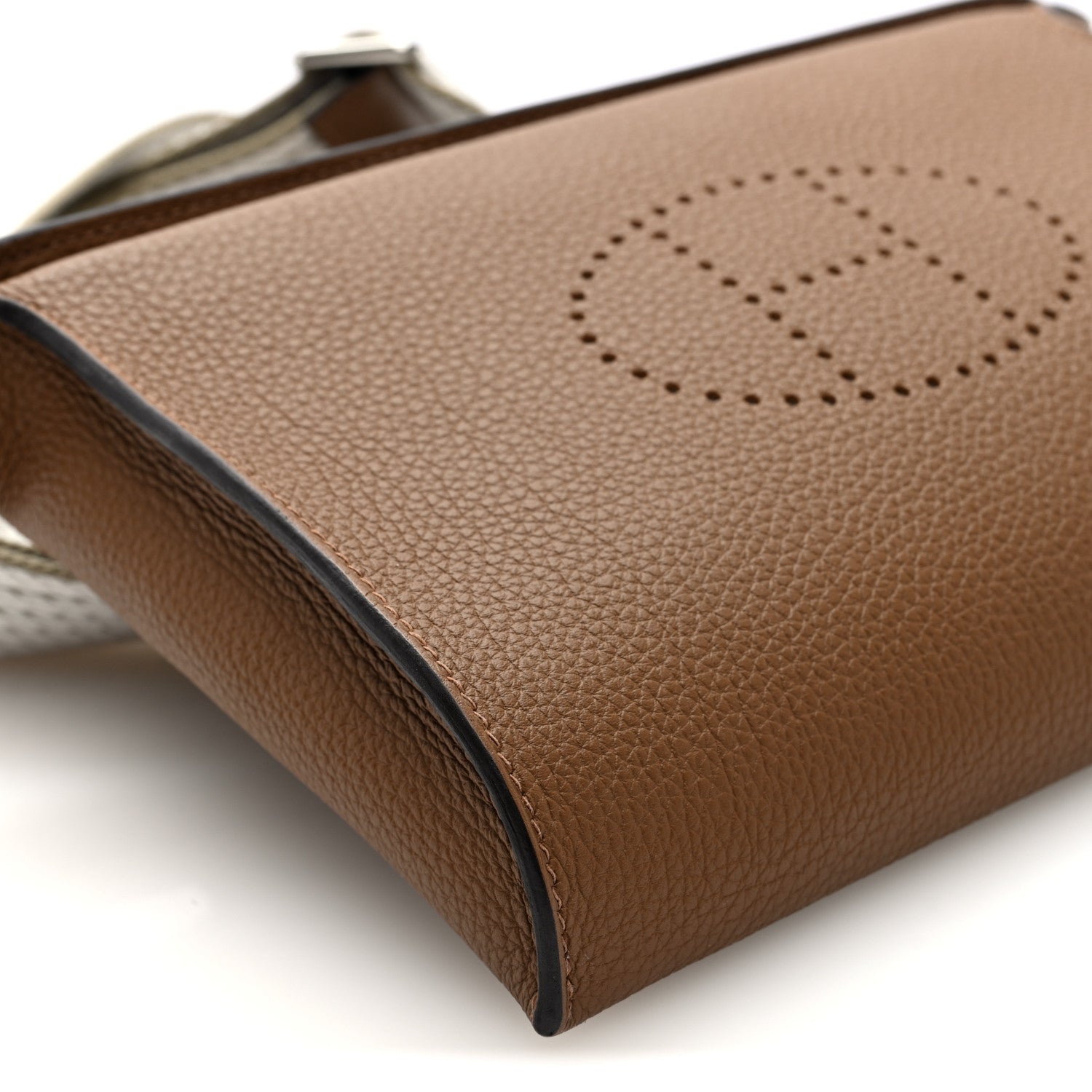 Hermes Togo Sangle Cordage Videpoches Alezan Beige Marfa Gris Pale
