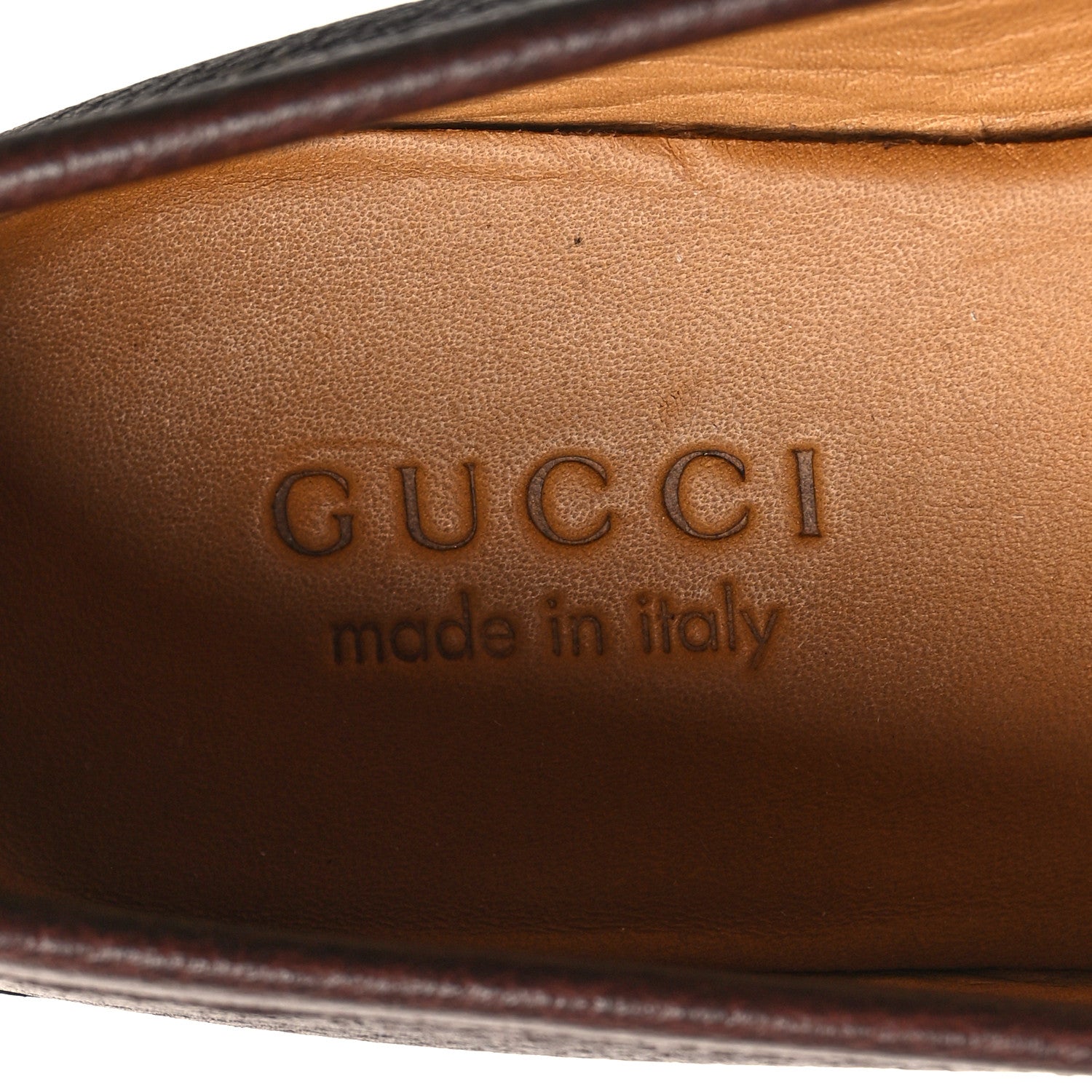Gucci Road Calfskin Mens Horsebit Loafers 7.5 Brown 8 of 8