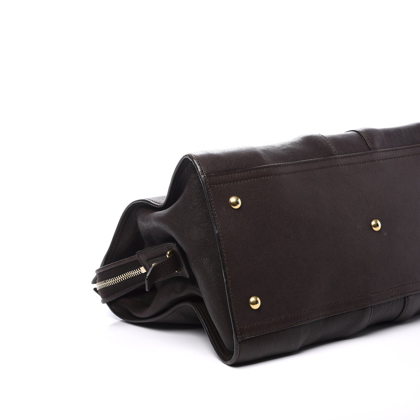 Sheepskin Medium Cabas ChYc Dark Brown