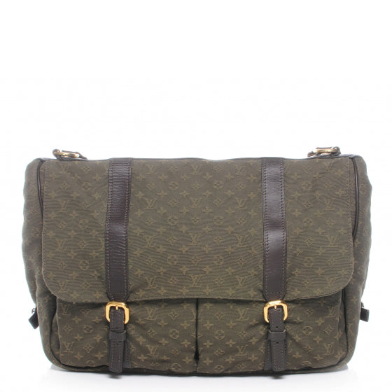Louis Vuitton Mini Lin Sac a Langer Diaper Bag Kaki 1 of 9