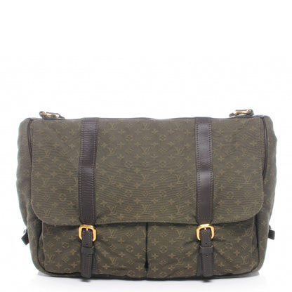Louis Vuitton Mini Lin Sac a Langer Diaper Bag Kaki 1 of 9