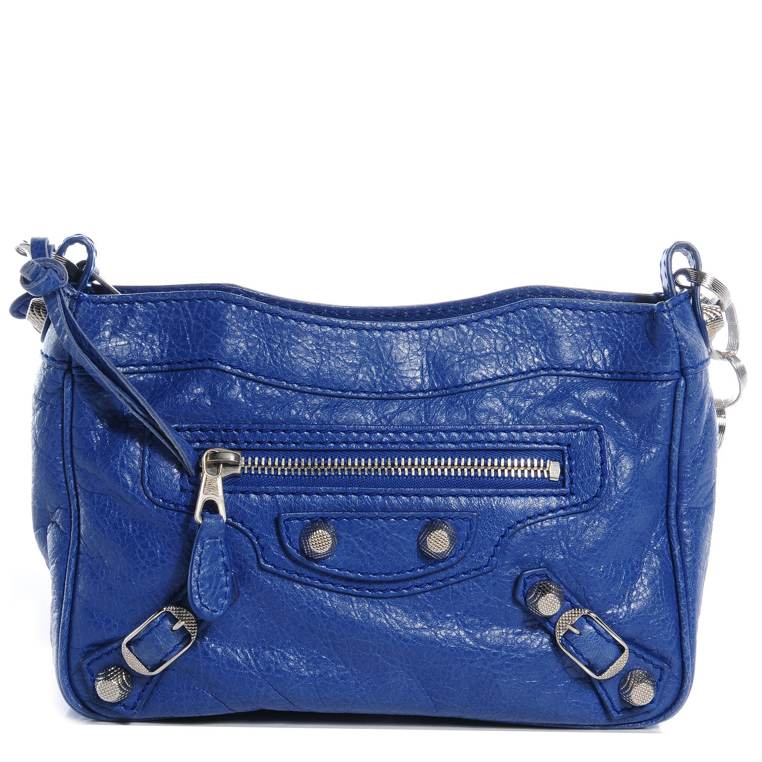 Balenciaga Agneau Giant 12 Silver Hardware Shoulder Bag Bleu Cobalt 1 of 10