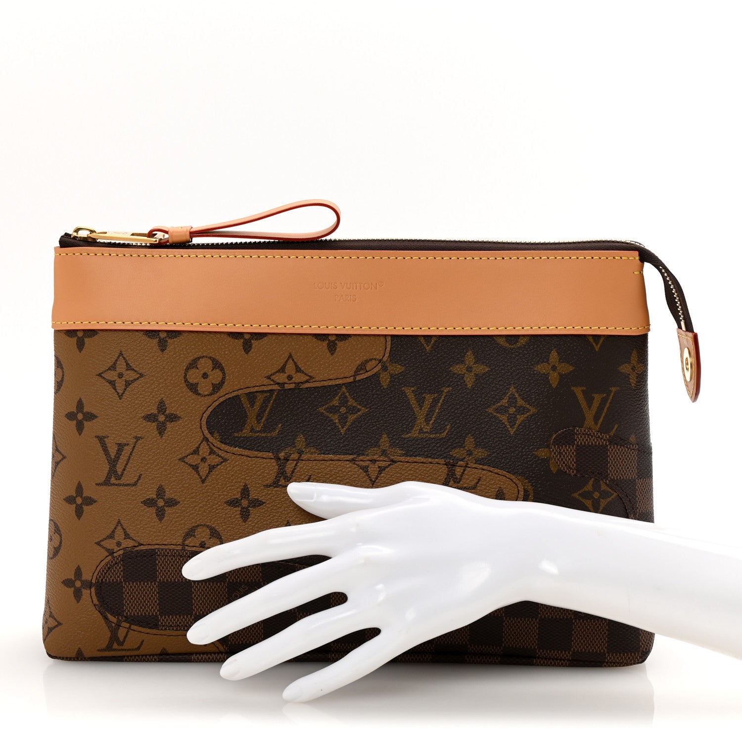 Louis Vuitton Reverse Monogram Drip Pochette Voyage Souple 2 of 8