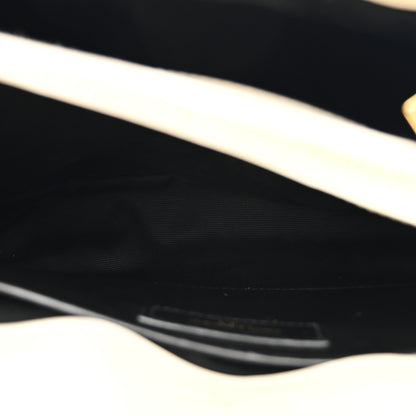 Saint Laurent Calfskin Y Quilted Monogram Small Loulou Chain Satchel Ivory 6 of 11