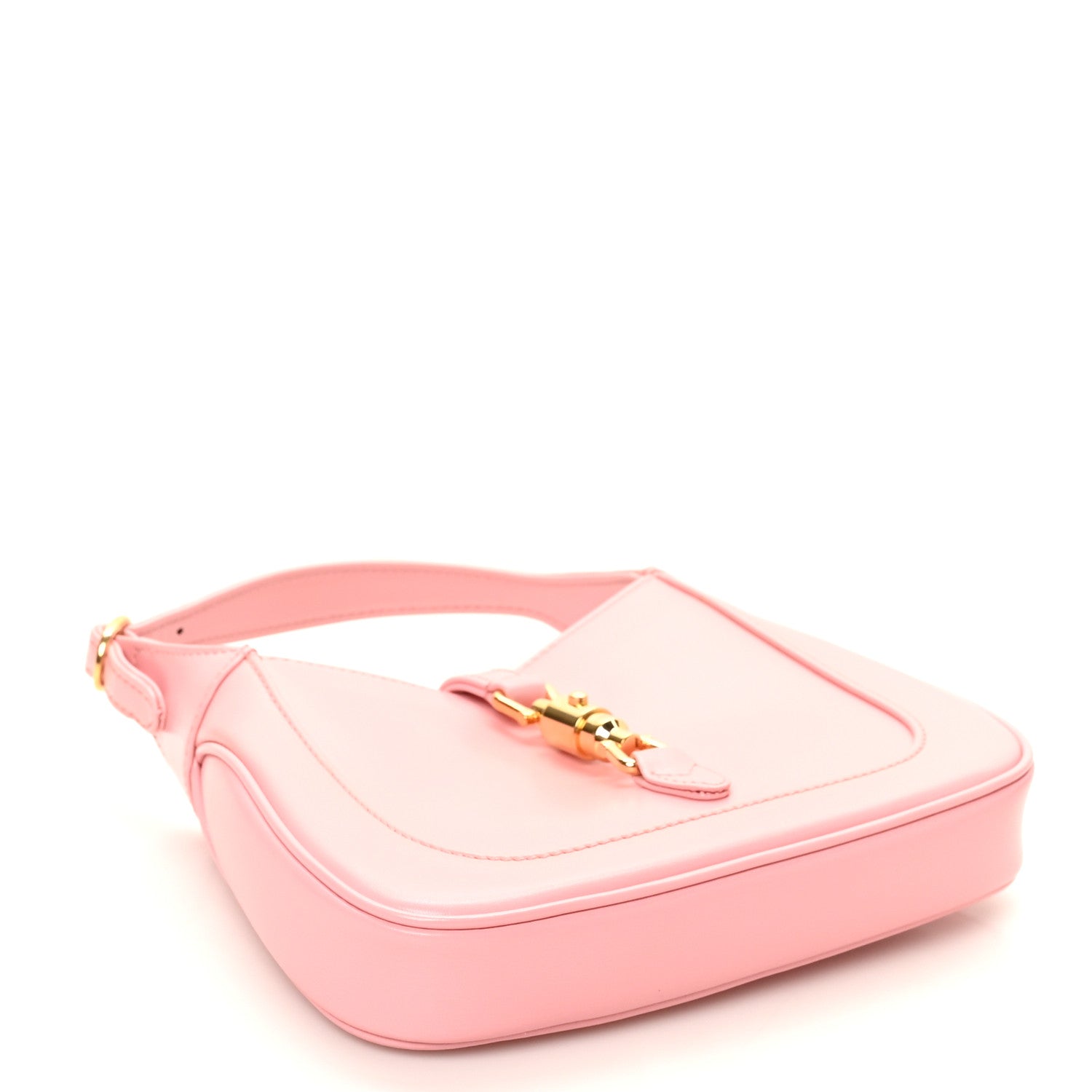 Gucci Boarded Dyana Lux Calfskin Mini Jackie 1961 Hobo Wild Rose