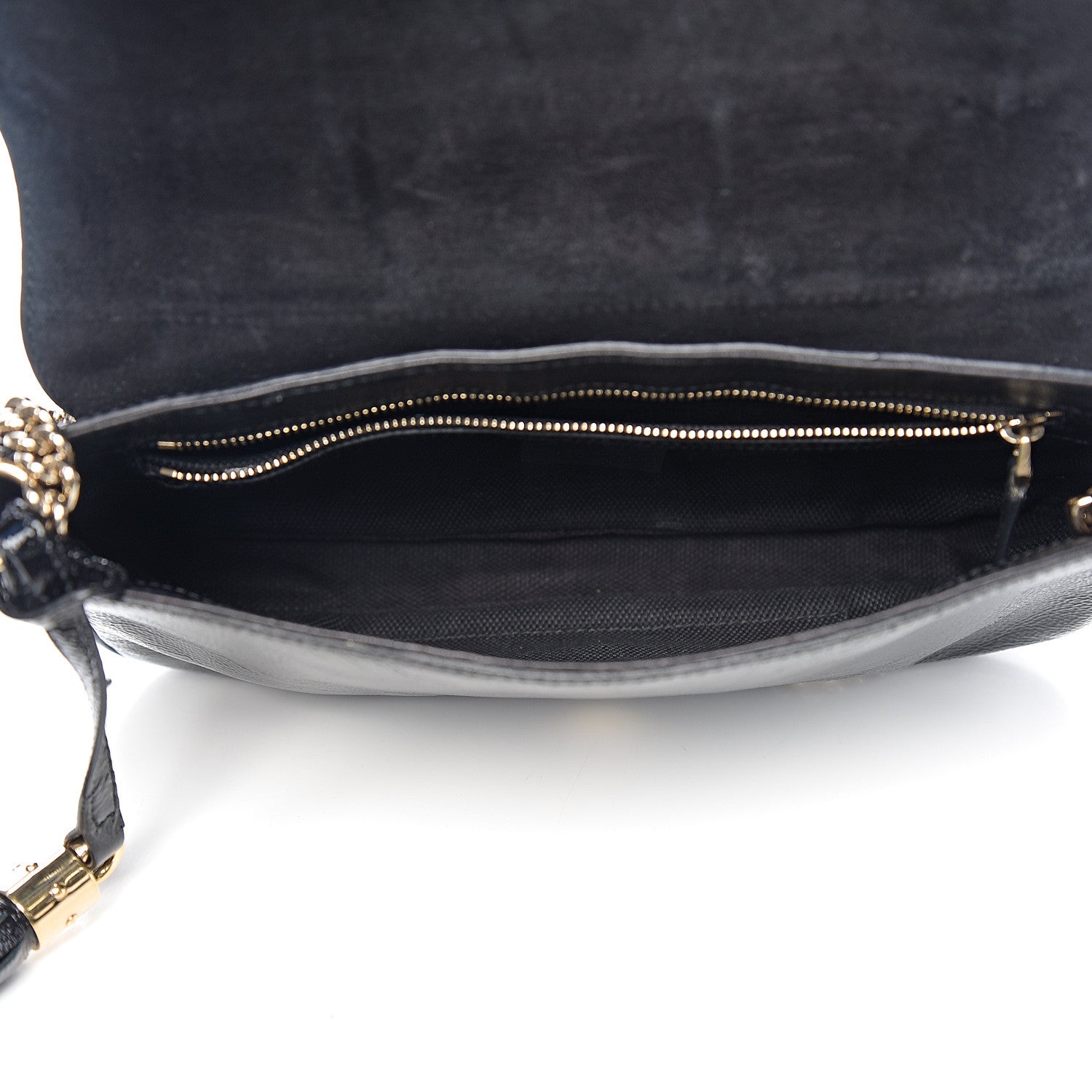 Gucci Patent Medium Soho Flap Crossbody Black 4 of 9