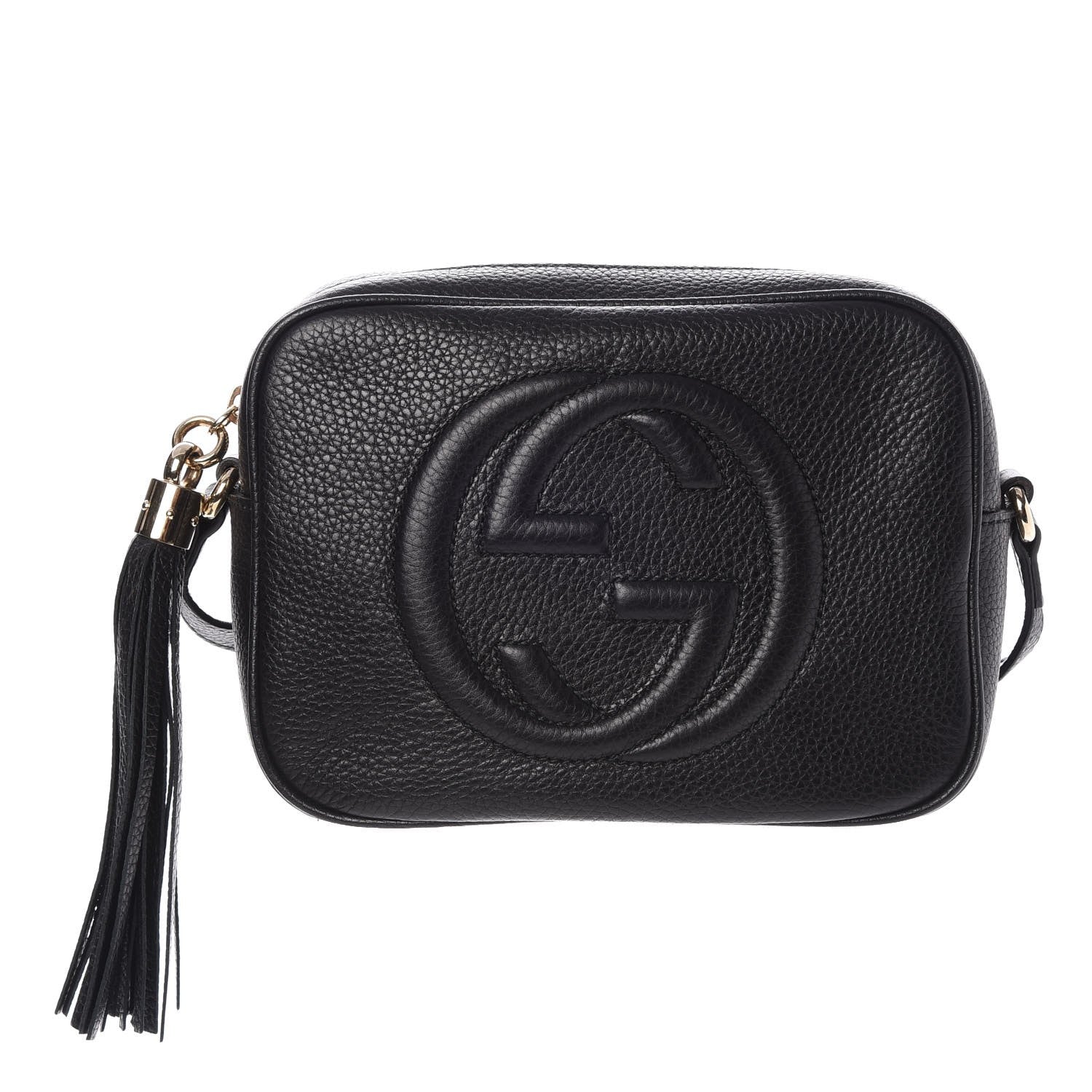 Gucci Pebbled Calfskin Small Soho Disco Bag Black 1 of 8