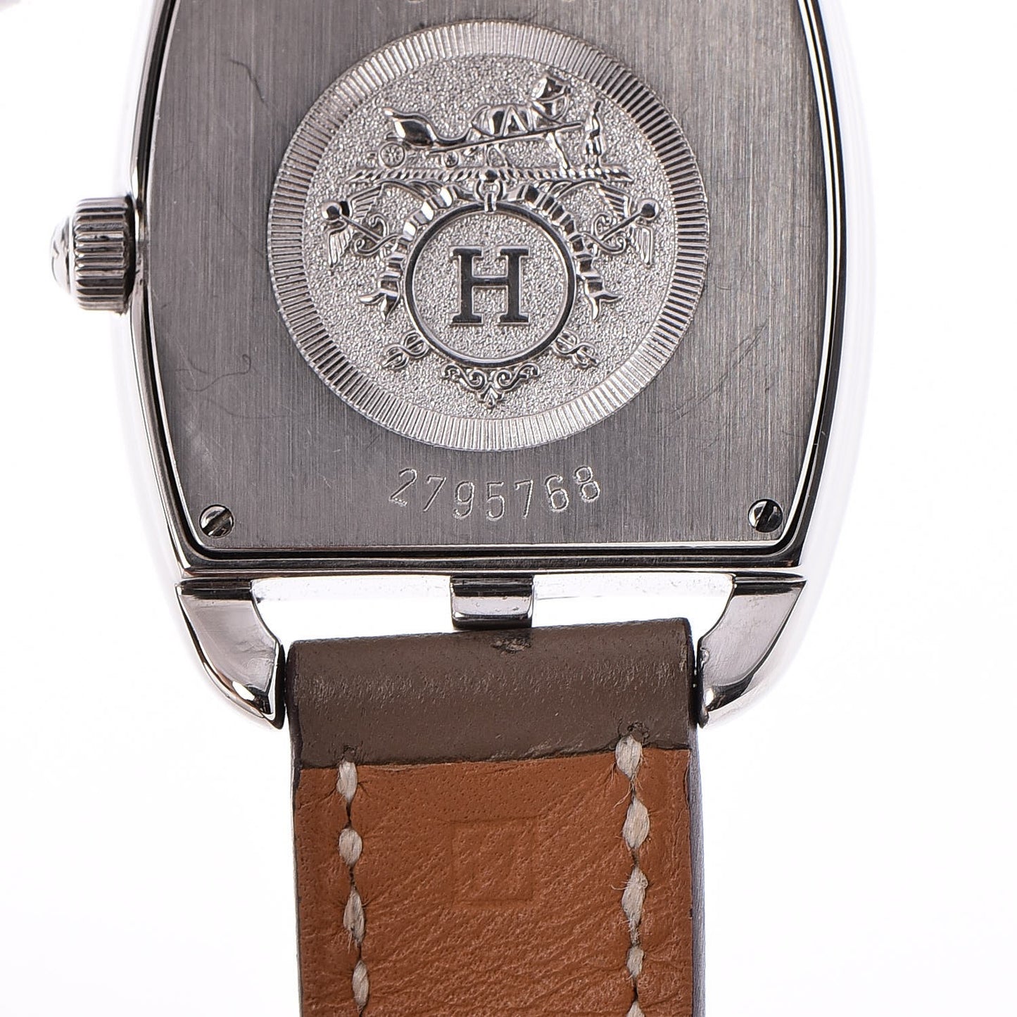 Stainless Steel Swift 26mm Cape Cod Tonneau Double Tour Quartz Watch Etoupe