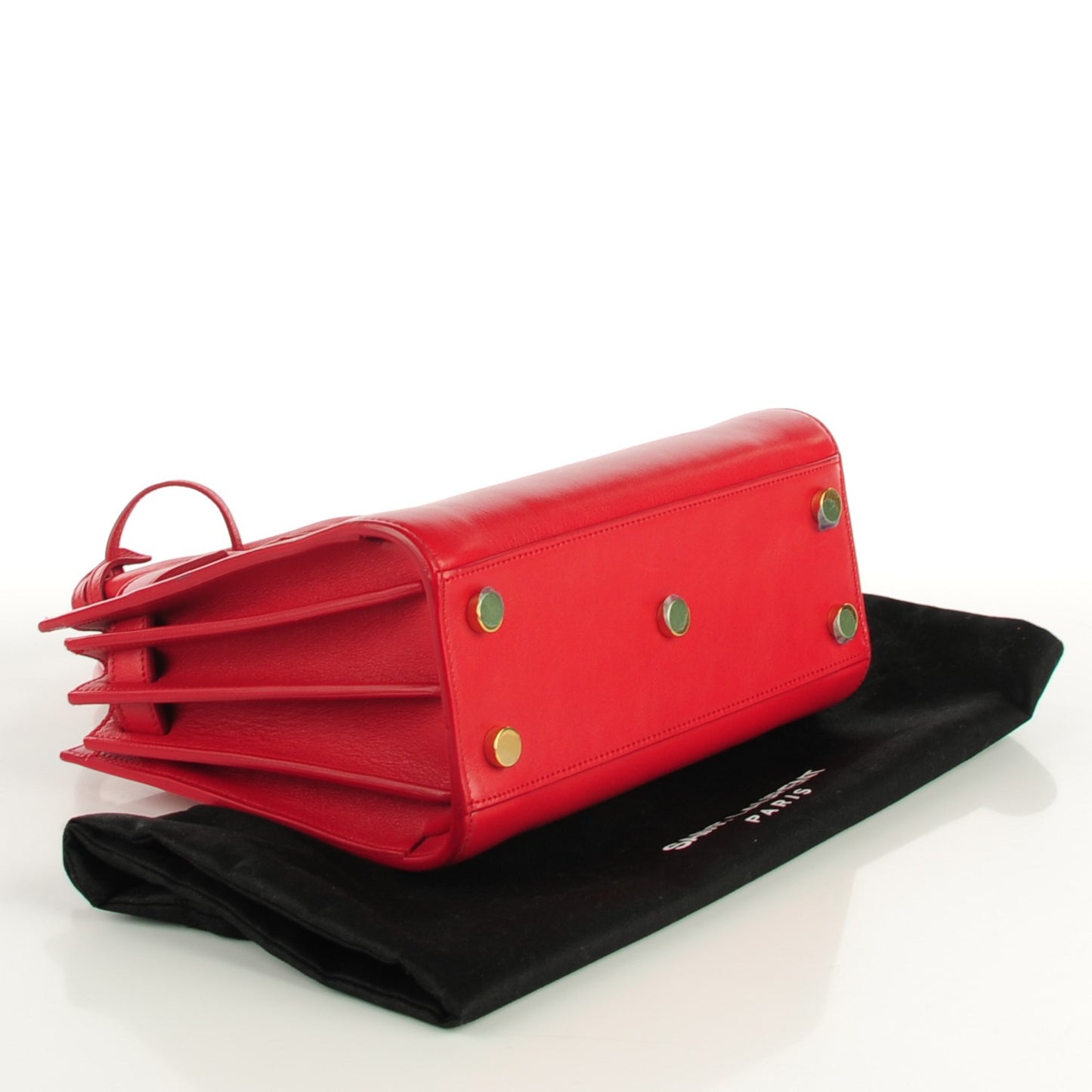 Calfskin Nano Sac De Jour Lipstick Red