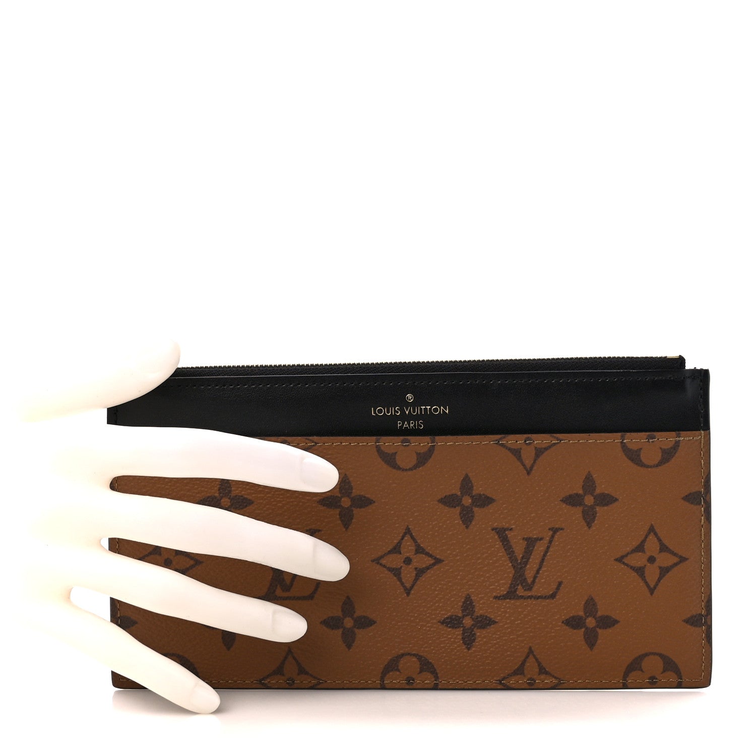 Louis Vuitton Reverse Monogram Slim Purse 2 of 10