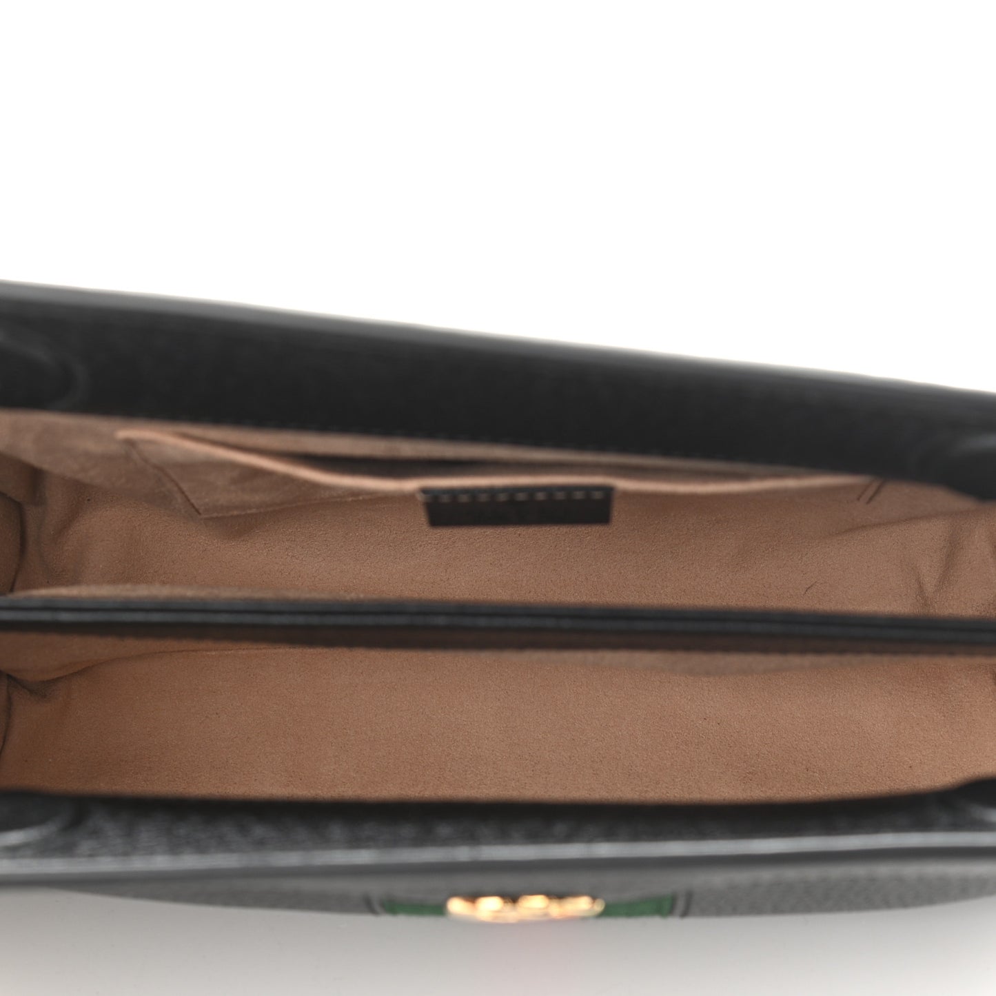 Calfskin GG Web Small Ophidia Chain Shoulder Bag Black