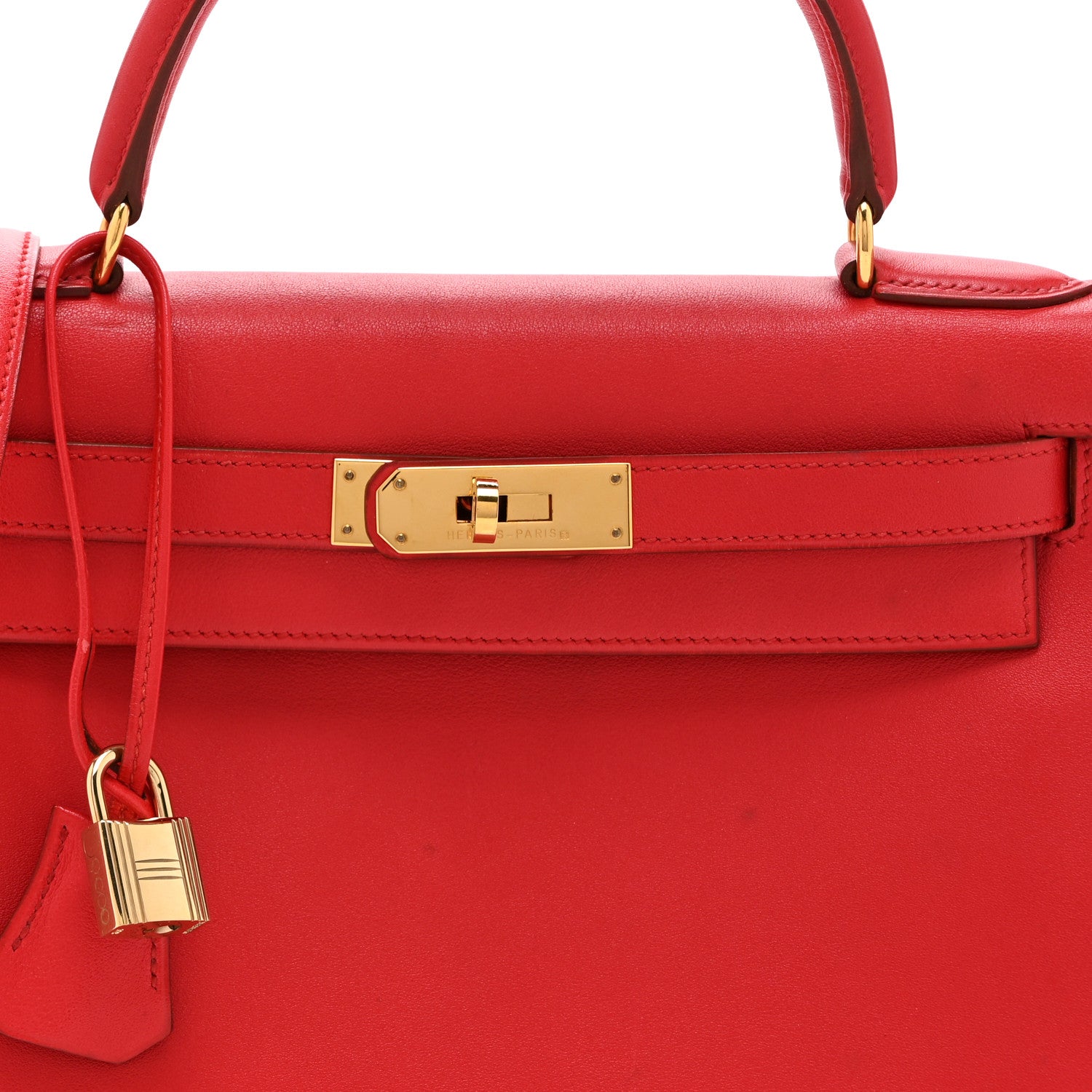 Hermes Swift Kelly Retourne 28 Rouge Vif 8 of 10