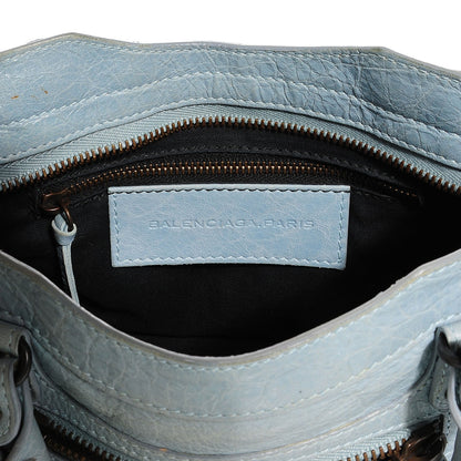 Balenciaga Agneau Classic Hardware Mini City Bleu Acier Ciel 8 of 20