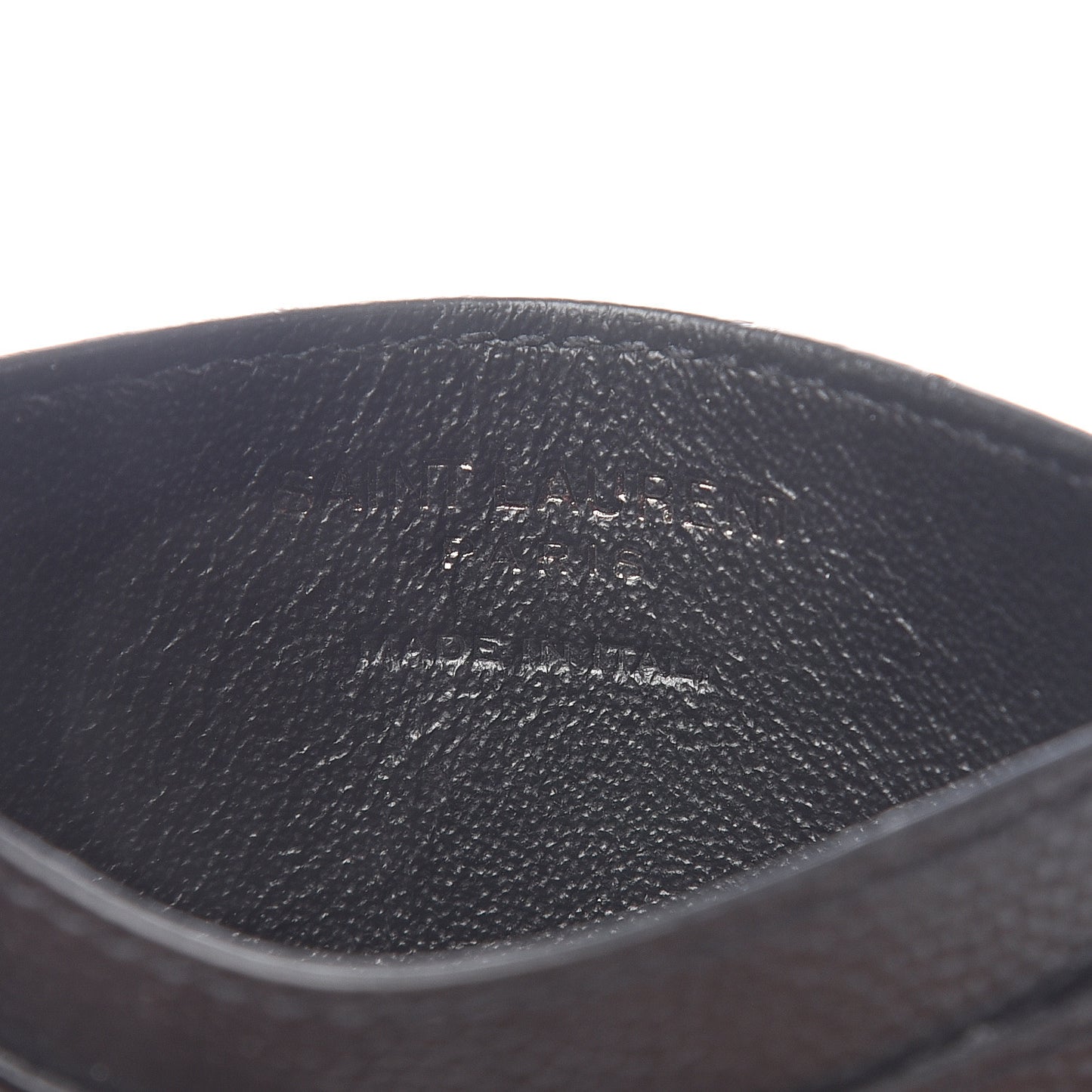 Grain De Poudre Polka-Dot Monogram Credit Card Case Black