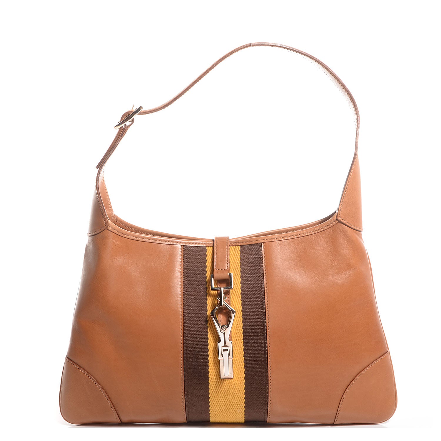 Gucci Leather Web Jackie O Hobo 8 of 14