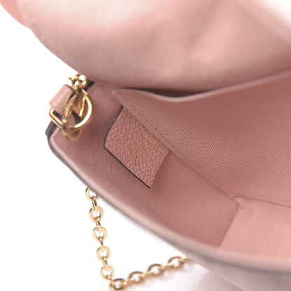 Louis Vuitton Empreinte Pochette Felicie Chain Wallet Rose Poudre 7 of 13