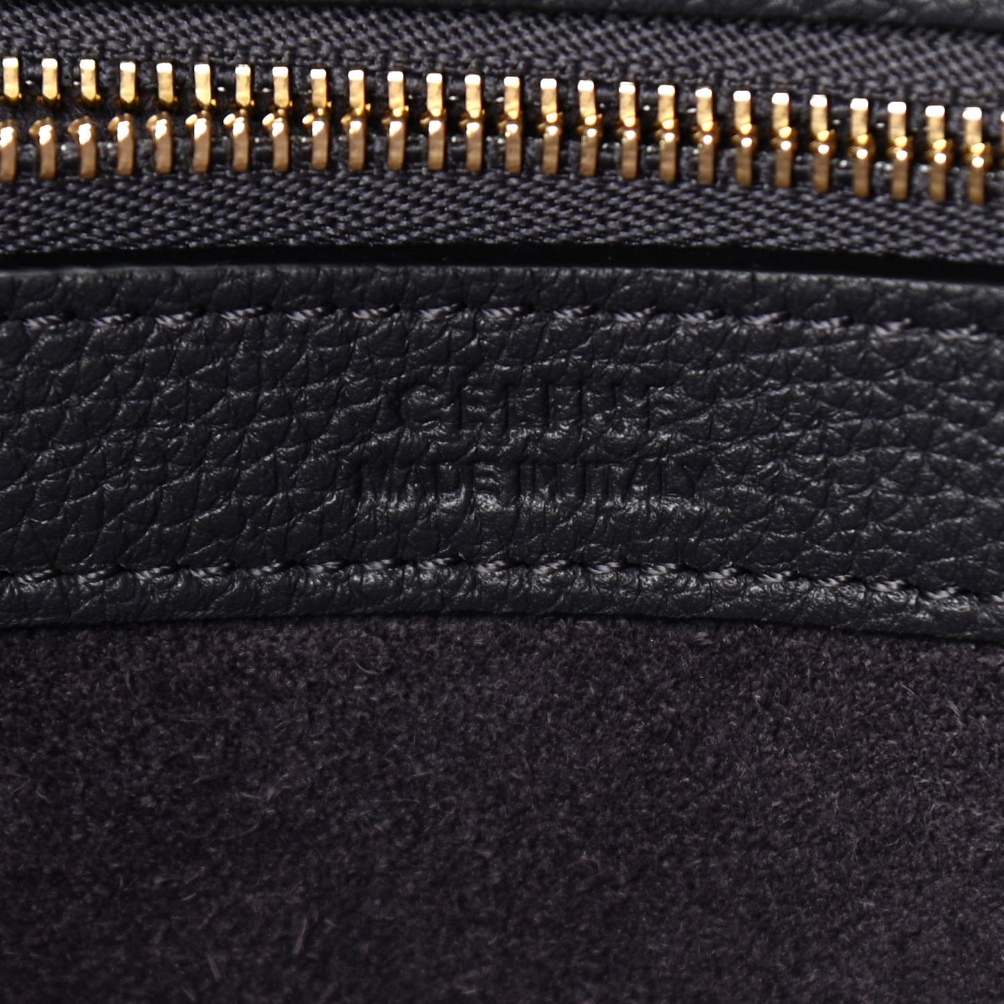Soft Grained Calfskin Small Belt Cabas Phantom Liquorice