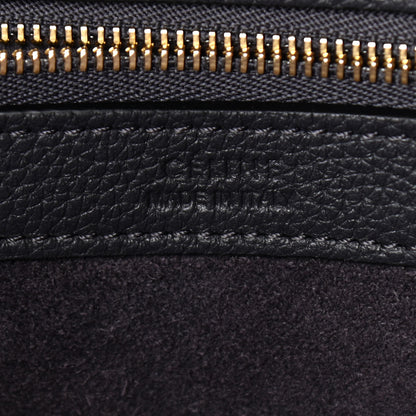 Celine Soft Grained Calfskin Small Belt Cabas Phantom Liquorice 6 of 10