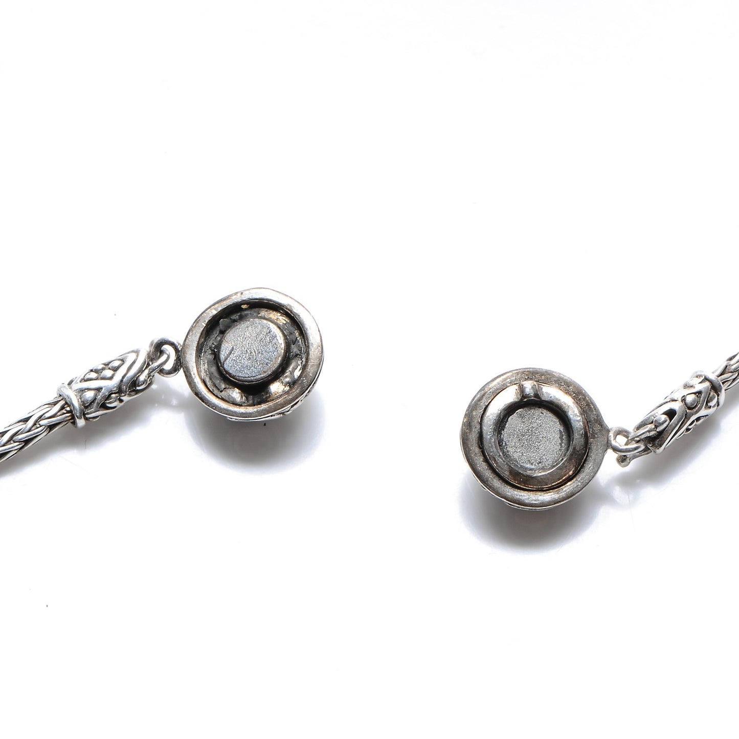 Sterling Silver 18K Gold Pearl Jaisalmer Station Necklace