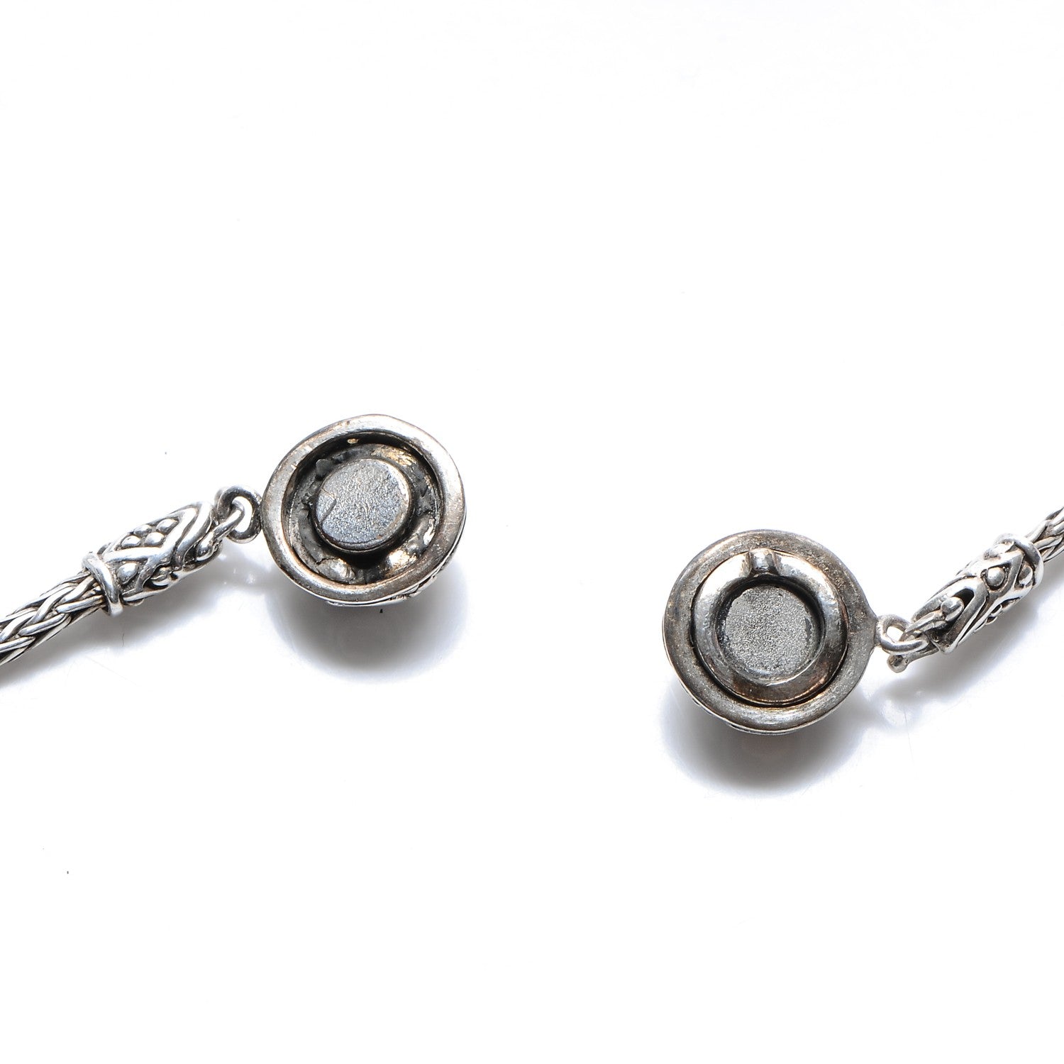 John Hardy Sterling Silver 18K Gold Pearl Jaisalmer Station Necklace 5 of 7