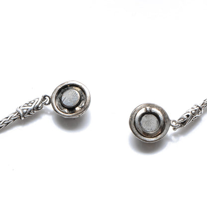 John Hardy Sterling Silver 18K Gold Pearl Jaisalmer Station Necklace 5 of 7