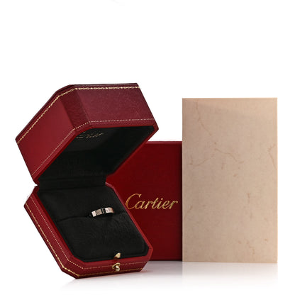 Cartier 18K White Gold 3.5mm LOVE Wedding Band Ring 55 7.25 5 of 5