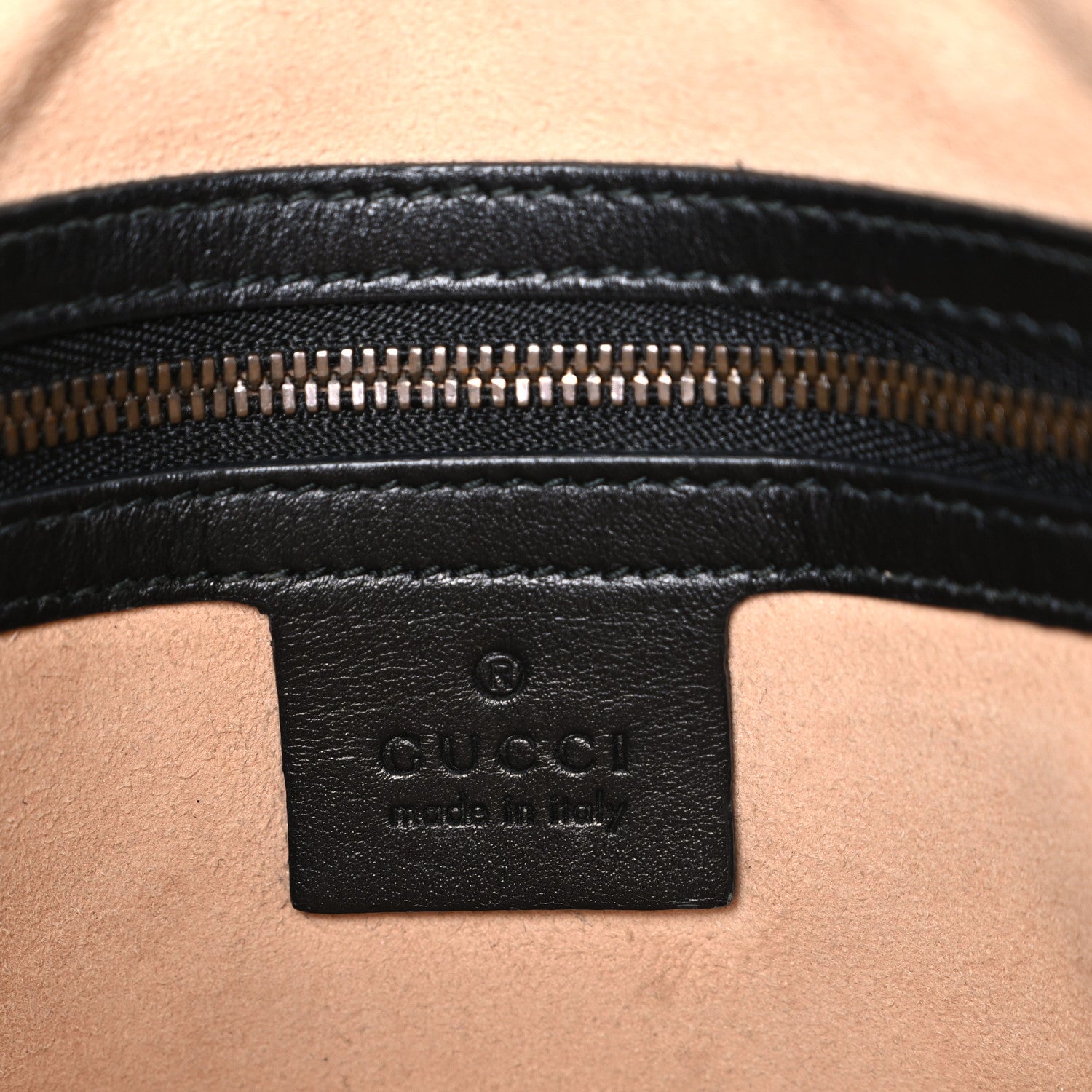 Gucci Calfskin Matelasse GG Marmont Flat Messenger Bag Black 6 of 11