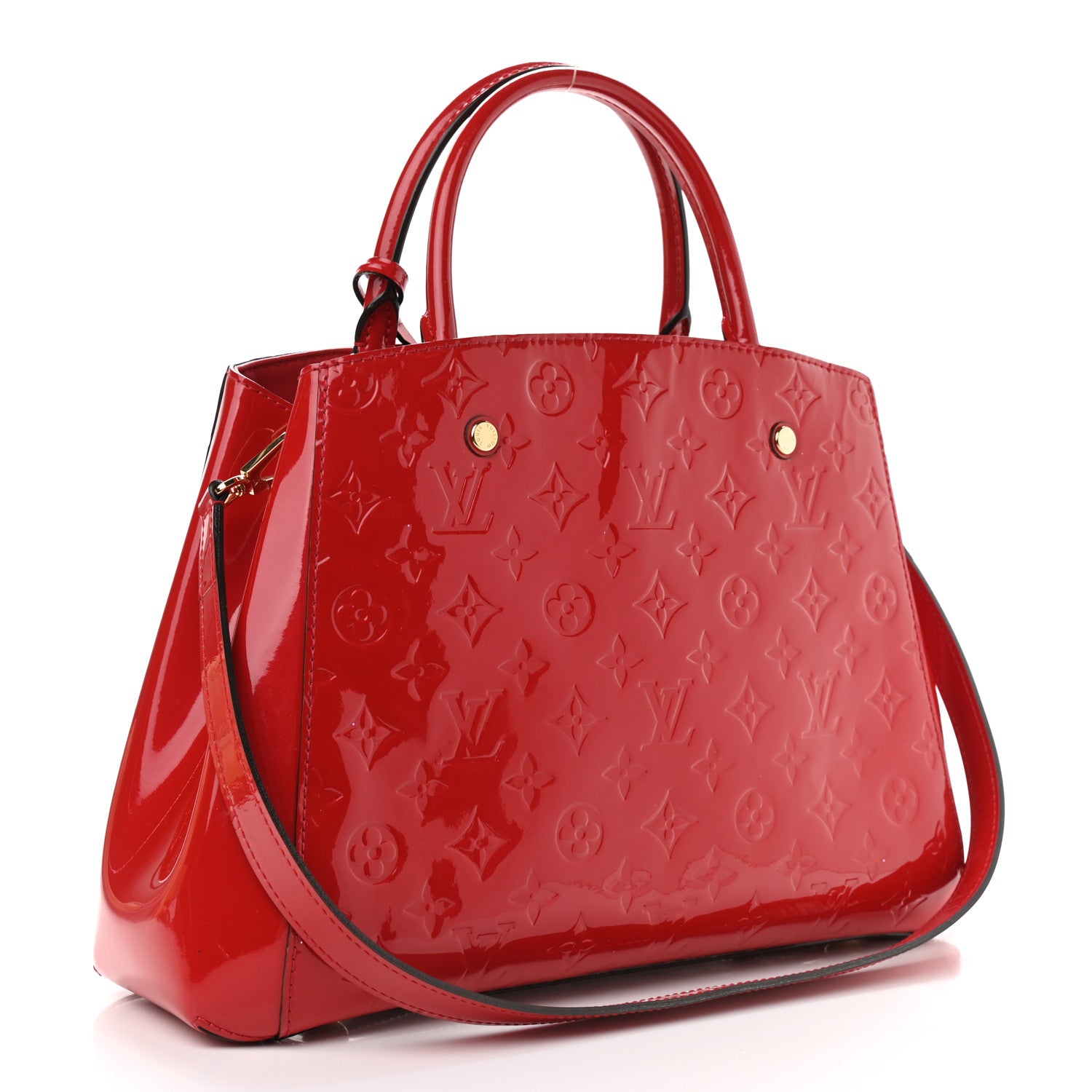 Louis Vuitton Vernis Montaigne MM Cherry 4 of 17