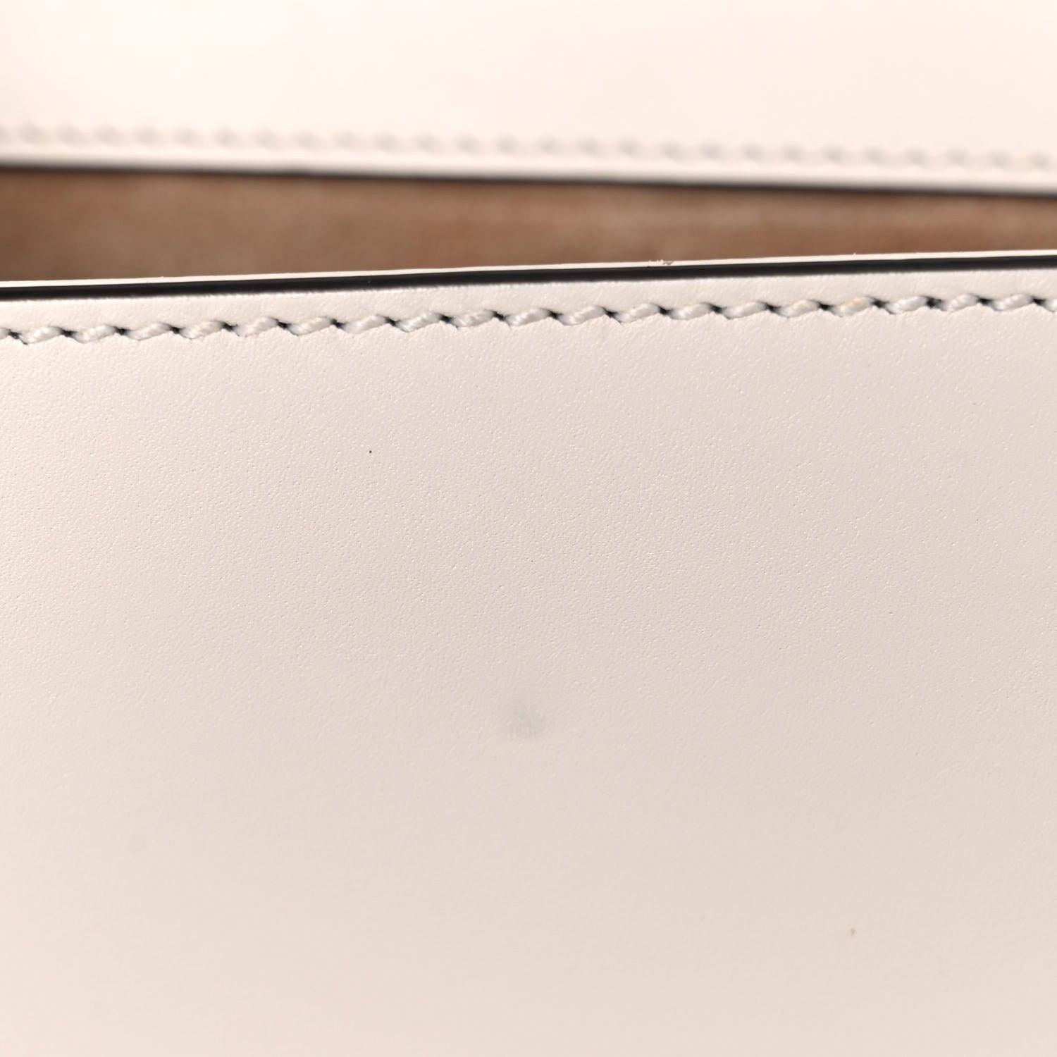 Gucci Calfskin Mini Sylvie Top Handle Bag White 11 of 14