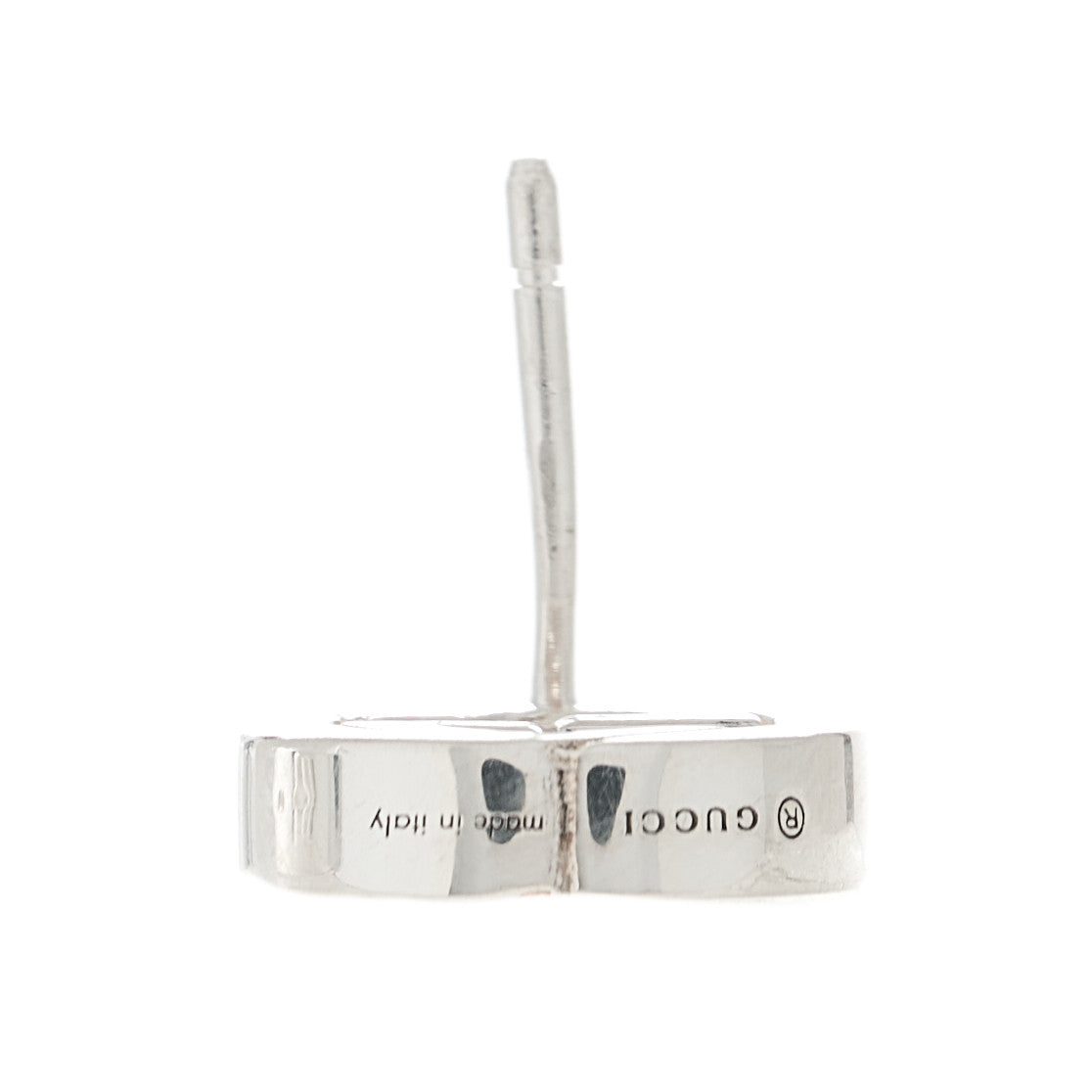 Gucci Sterling Silver Interlocking GG Stud Earrings 5 of 5