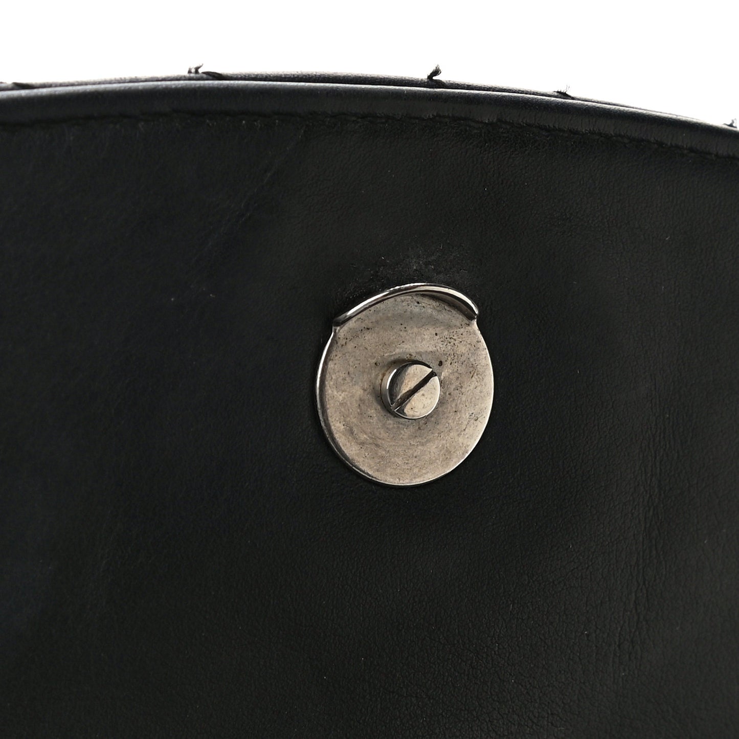 Calfskin Logo Matelasse M BB Chain Shoulder Bag Black